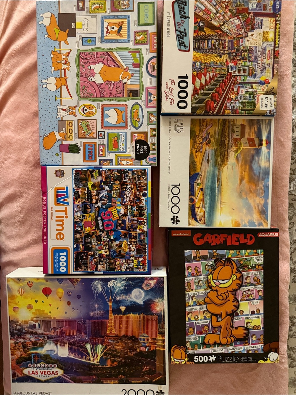 Mixed Jigsaw Puzzle Lot - Colorful 500-2000pc Assortment